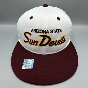 Vintage Arizona State Sun Devils Hat Men Embroidered Eclipse Snap Back Cap New